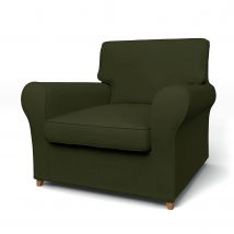 IKEA - Ängby Armchair Cover (Standard model), Moss, Velvet - Bemz