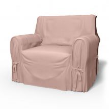 IKEA - Multi Fit Armchair Cover Small , Blush, Linen - Bemz