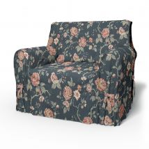 IKEA - Multi Fit Armchair Cover Small , Rosenträd Dark, BEMZ x BORÅSTAPETER COLLECTION - Bemz