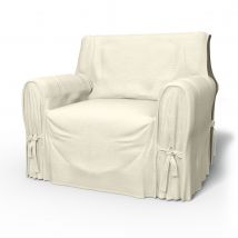 IKEA - Multi Fit Armchair Cover Large, Sand Beige, Cotton - Bemz