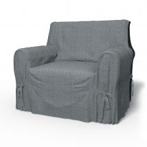 IKEA - Multi Fit Armchair Cover Large, Denim, Cotton - Bemz
