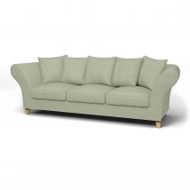 IKEA - Backa 3.5 Seater Sofa Cover, Seagrass, Corduroy - Bemz