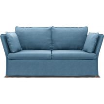 IKEA - Backsälen 2 seater sofa, Sky Blue, Corduroy - Bemz