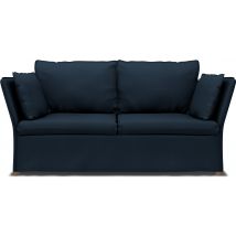 IKEA - Backsälen 2 seater sofa, Navy Blue, Cotton - Bemz