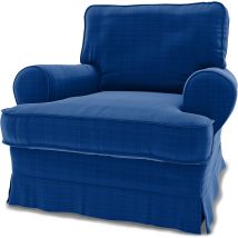 IKEA - Barkaby Armchair Cover (Small model), Lapis Blue, Velvet - Bemz