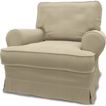IKEA - Barkaby Armchair Cover (Small model), Sand Beige, Cotton - Bemz