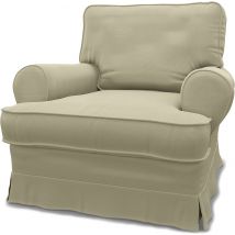 IKEA - Barkaby Armchair Cover (Small model), Sand Beige, Cotton - Bemz