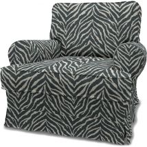 IKEA - Barkaby Armchair Cover (Small model), Black/White, BEMZ NATURE'S PALETTE COLLECTION - Bemz