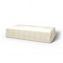 Bed Skirt, White, Linen - Bemz
