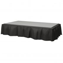 Bed Skirt, Espresso, Linen - Bemz
