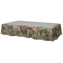 Bed Skirt, Delft Flower - Tuberose, Linen - Bemz
