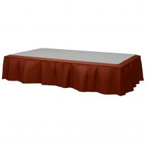Bed Skirt, Burnt Sienna, Velvet - Bemz
