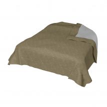 Bedspread, Beige, Velvet - Bemz