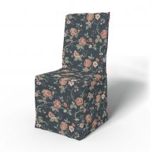 IKEA - Multi Fit Dining Chair Cover, Rosenträd Dark, BEMZ x BORÅSTAPETER COLLECTION - Bemz