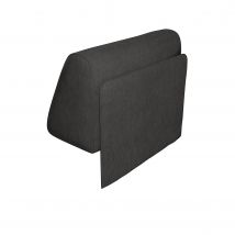 IKEA - Delaktig Backrest with Cushion Cover, Espresso, Linen - Bemz