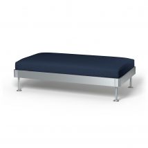 IKEA - Delaktig 2 Seat Platform Cover, Navy Blue, Linen - Bemz