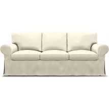 IKEA - Ektorp 3 Seater Sofa Cover, Sand Beige, Cotton - Bemz