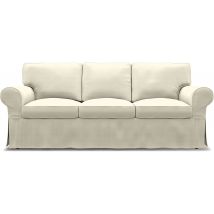 IKEA - Ektorp 3 Seater Sofa Bed Cover, Sand Beige, Cotton - Bemz