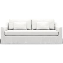 IKEA - Färlöv 3 Seater Sofa Cover, Absolute White, Linen - Bemz