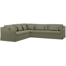 IKEA - FÄRLÖV CORNER SOFA COVER (2+3), Sage, Linen - Bemz