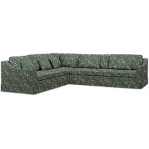 IKEA - FÄRLÖV CORNER SOFA COVER (2+3), Blomsterhav Dark, BEMZ x BORÅSTAPETER COLLECTION - Bemz