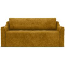 Färlöv 2 seater sofa cover, Tumeric, Velvet - Bemz