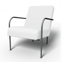 IKEA - IKEA PS Chair Cover, Absolute White, Linen - Bemz