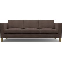 IKEA - Karlanda 3 Seater Sofa Cover, Cocoa, Linen - Bemz