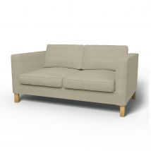 IKEA - Karlanda 2 Seater Sofa Cover, Light Sand, Bouclé & Texture - Bemz
