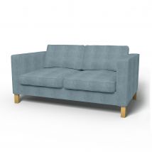 IKEA - Karlanda 2 Seater Sofa Cover, Air Blue, BEMZ NATURE'S PALETTE COLLECTION - Bemz