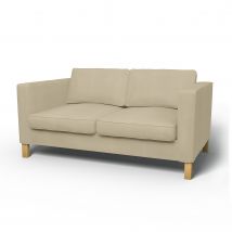IKEA - Karlanda 2 Seater Sofa Cover, Sand Beige, Cotton - Bemz