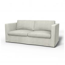 IKEA - Karlanda Sofa Bed Cover, Silver Grey, Cotton - Bemz