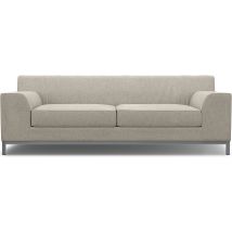 IKEA - Kramfors 3 Seater Sofa Cover, Silver Grey, Cotton - Bemz