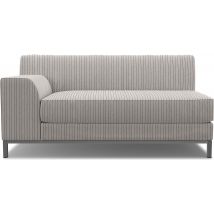 IKEA - Kramfors 2 Seater Sofa with Left Arm Cover, Silver Grey, Cotton - Bemz