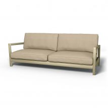 IKEA - Lillberg Sofa Bed Cover, Unbleached, Linen - Bemz