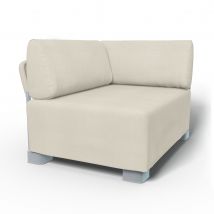 IKEA - Mysinge Corner Module Sofa Cover, Unbleached, Linen - Bemz