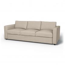 IKEA - Vimle 3 Seater Sofa Cover, Parchment, Linen - Bemz