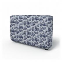 IKEA - Vimle Armrest Cover, Dark Blue, Bouclé & Texture - Bemz