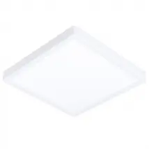 Plafoniera Quadrata Esterno Contemporaneo Argolis-Z Alluminio Bianco Led