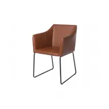 POLTRONA ALLISON PU MARRONE