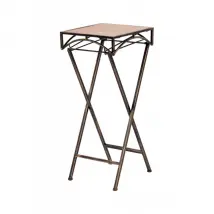 SET di 2 TAVOLINI RUBY PORTA PIANTE QUADRATI, CASACOLLECTION