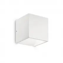 Applique Moderna Rubik Alluminio Bianco Led 8,5W 4000K Luce Naturale