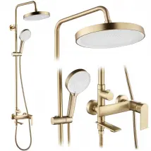 Set Doccia Rea Veneta Brush Gold