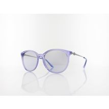 Armani Exchange AX4140S 82367P 55 shiny transparent violet / violet mirror silver gradient