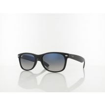 Ray Ban New Wayfarer RB2132 601S78 55 matte black / polar blue gradient grey