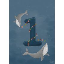 De Merkwaardige Studio | Verjaardagskaart | Met leeftijd | 1 | Large Card