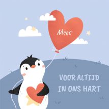 Kleine Vlindervoetjes | Condoleancekaart | Baby | Square Card