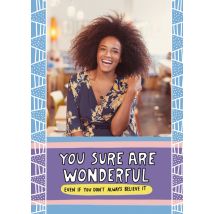 Angela Chick | Verjaardagskaart | fotokaart | Giant Card