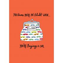 Greetz | Verjaardagskaart | grappig | auto | Postcard