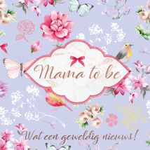 Endless Mae | Zwangerschapskaart | Mama to be | Square Card